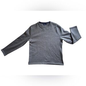 Crown & Ivy Crew Neck Pullover Sweater‎ Men’s Large Gray EUC